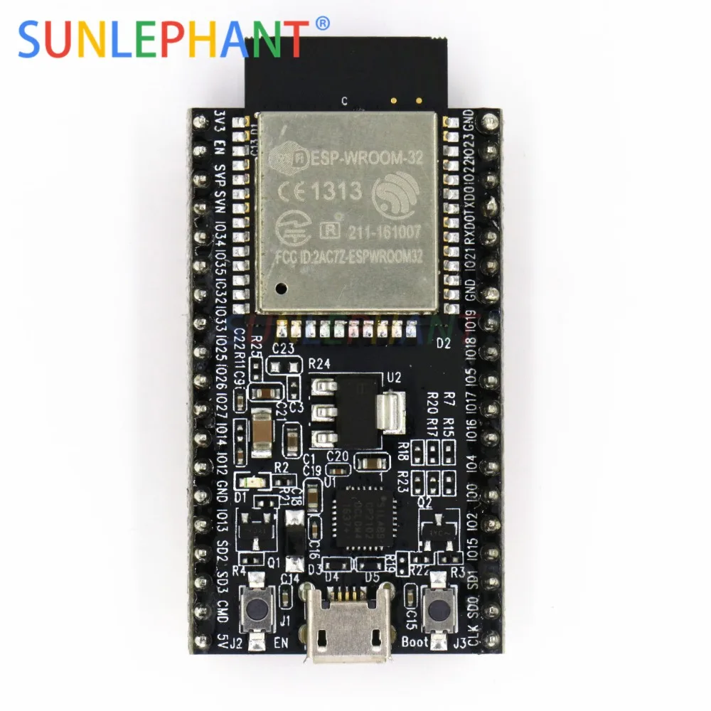 

Official DOIT ESP32 Development Board WiFi+Bluetooth Ultra-Low Power Consumption Dual Core ESP-32 ESP-32S ESP 32 Similar ESP8266