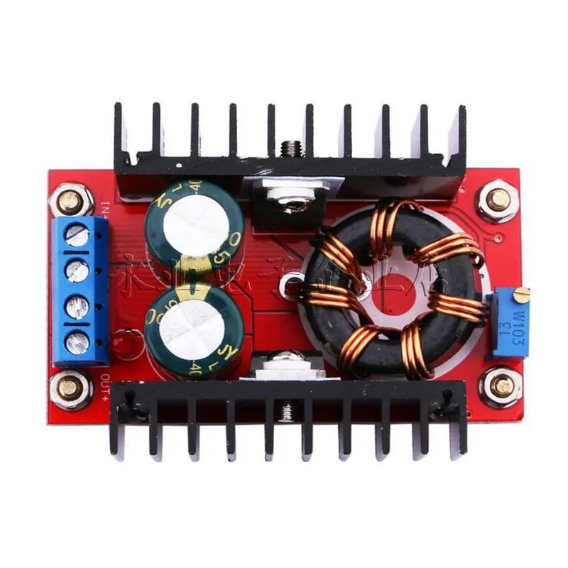 5pcs DC-DC 자동차 노트북 모바일 전원 10-32V 회전 12-35V 조정 가능한 150W 부스트 모듈
