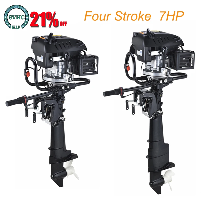 

4 Stroke Outboard Engine Motor 7 Horsepower Outboard Engine for Gasoline Diesel Engine Trolling Motor Outdoor Fishing Propeller