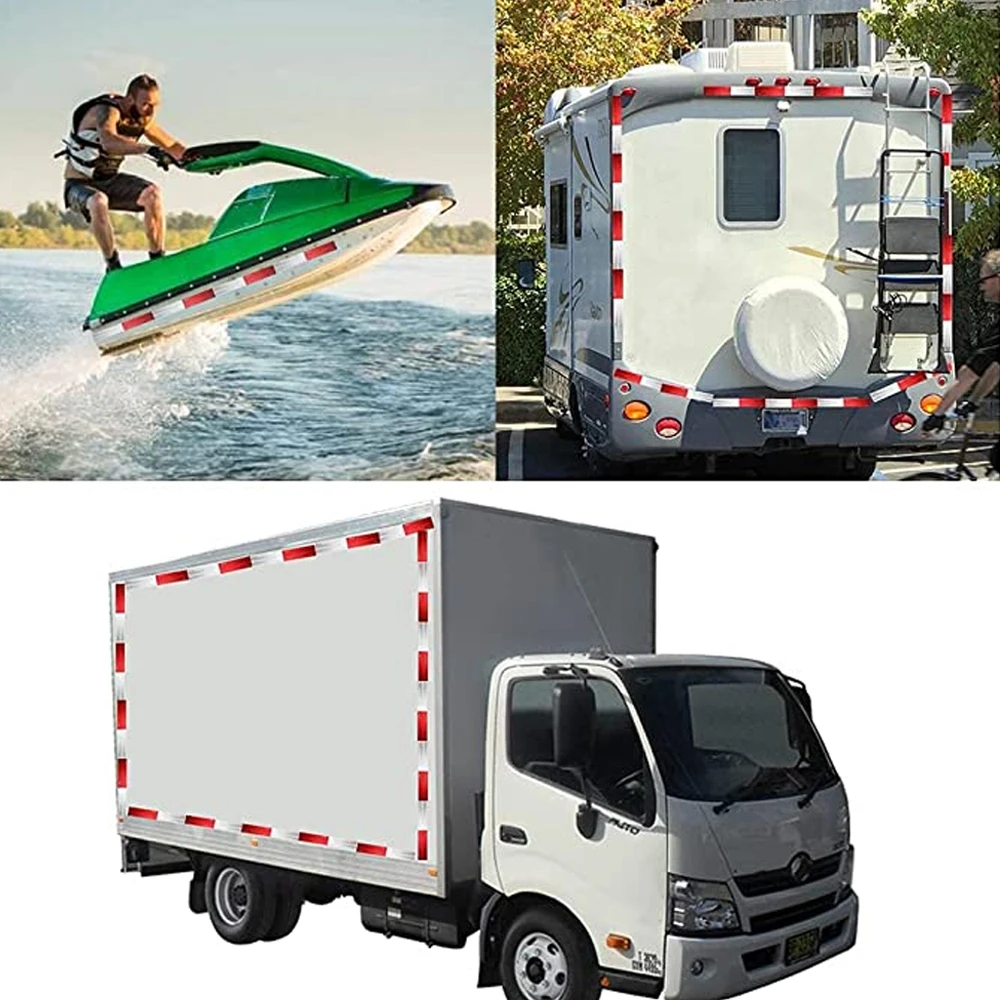 Reflective Conspicuity Diamond Grade Tape Automotive Motorcycle Trailer Tractor Truck Reflectors red yellow white