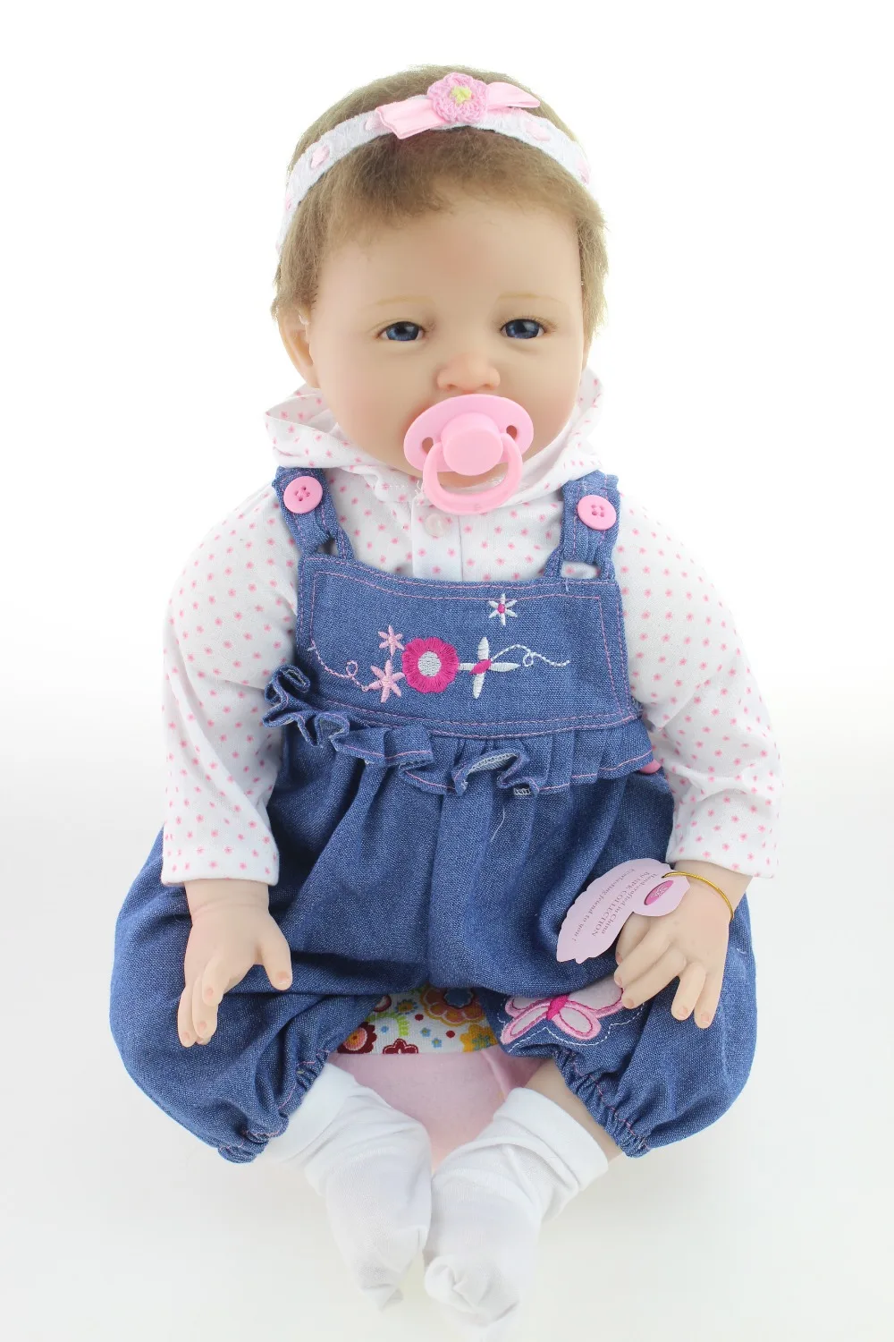 

Bebes 55cm Alive Baby Reborn Dolls Handmade Silicone Girls Toddler Doll Lifelike Soft Vinyl Newborn Babydolls Toys for Children