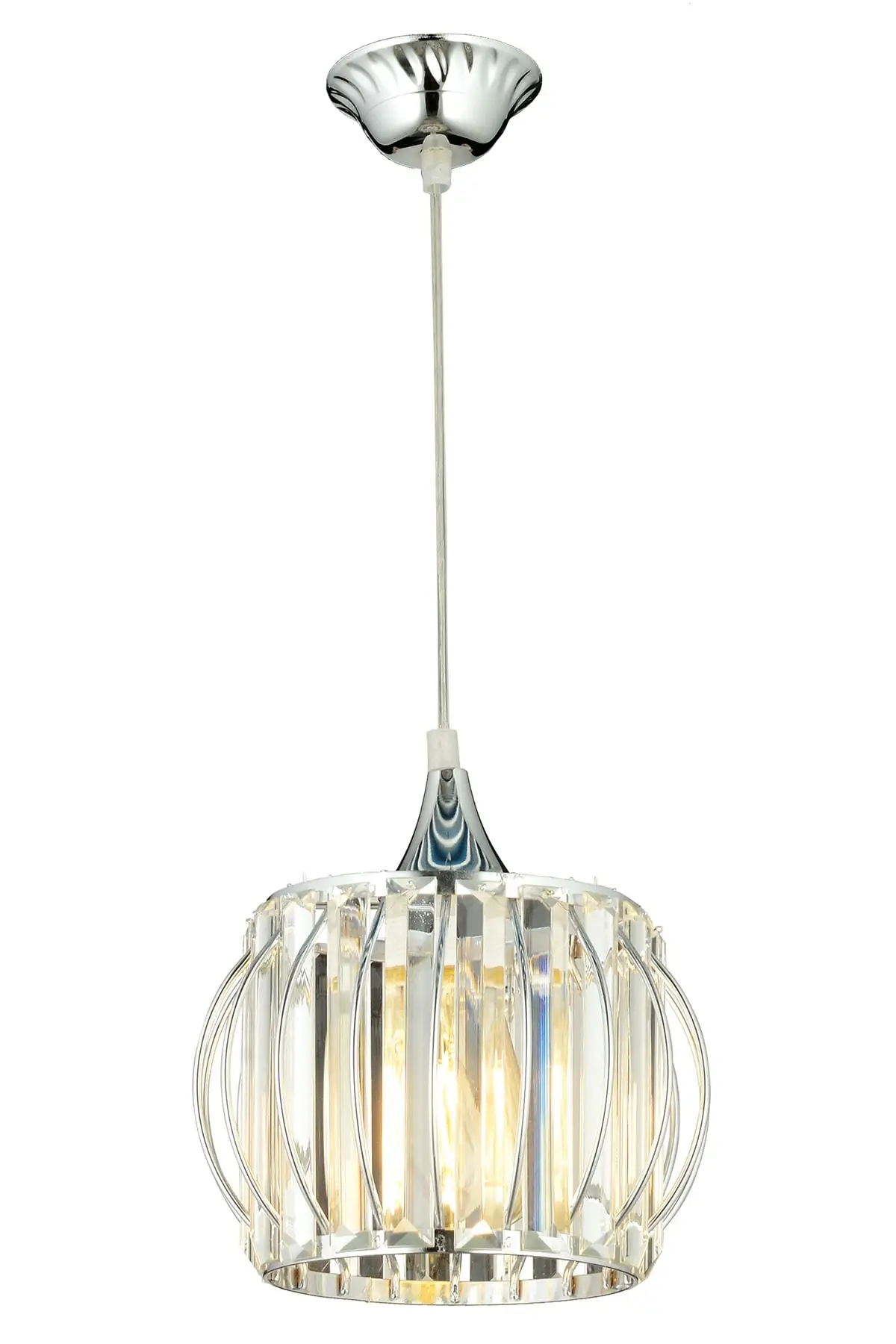 Lily Crystal Chandelier-Chrome