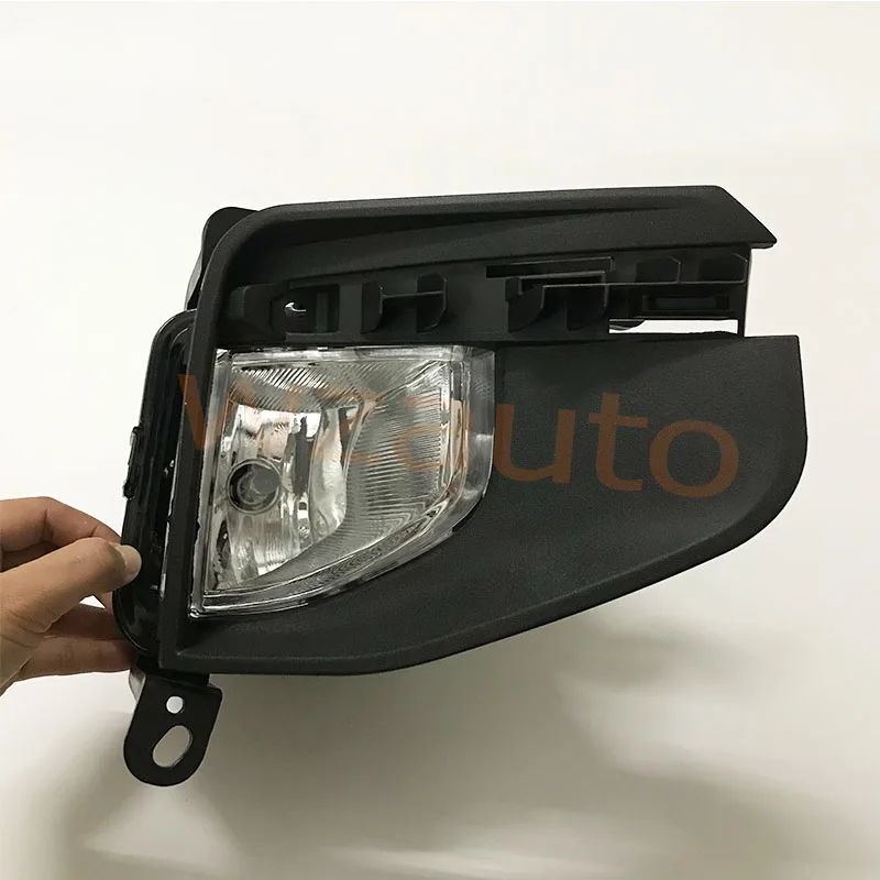 WZAUTO 1set Front Bumper Fog Light Fog Lamp Cover With Wire Harness Kit For Changan CS35 Plus 2018 2019 2020