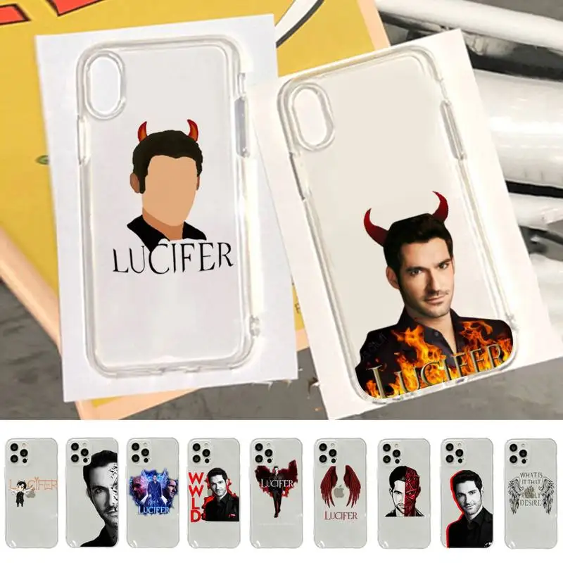 American TV Series Degenerate angel Lucifer Phone Case for iphone 13 11 12 pro XS MAX 8 7 6 6S Plus X 5S SE 2020 XR case