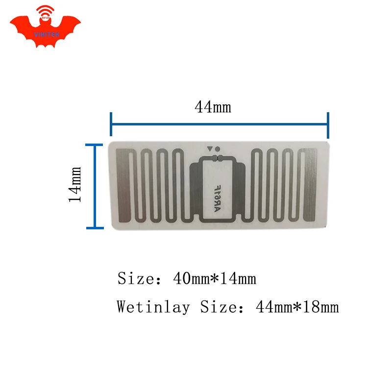 RFID tag UHF sticker Impinj M61-1 EPC6C wet inlay 915mhz868mhz MR6-P 500pcs free shipping long range adhesive passive RFID label