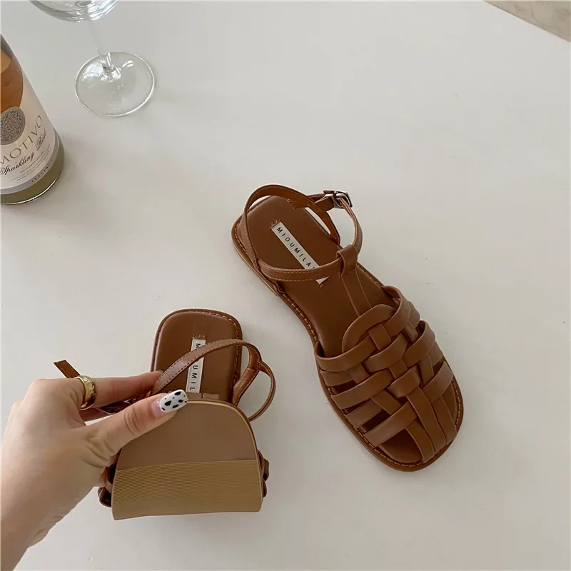 Na De Rits Bohemian Vrouwen Platte Gladiator Zomer... – Vicedeal