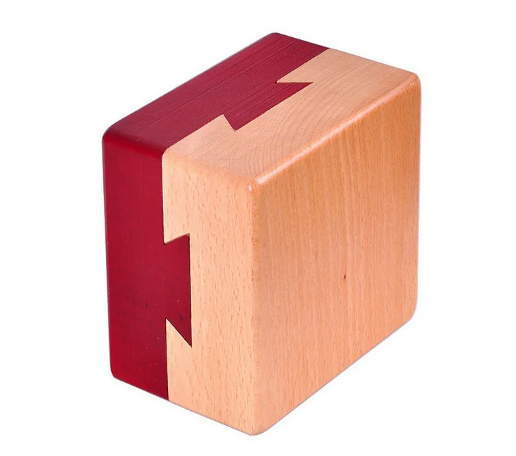 Luban Lock Spielzeug Holz Magische Box Puzzle-Spiel für Kinder Erwachsene Bildungs Gehirn Training Spielzeug