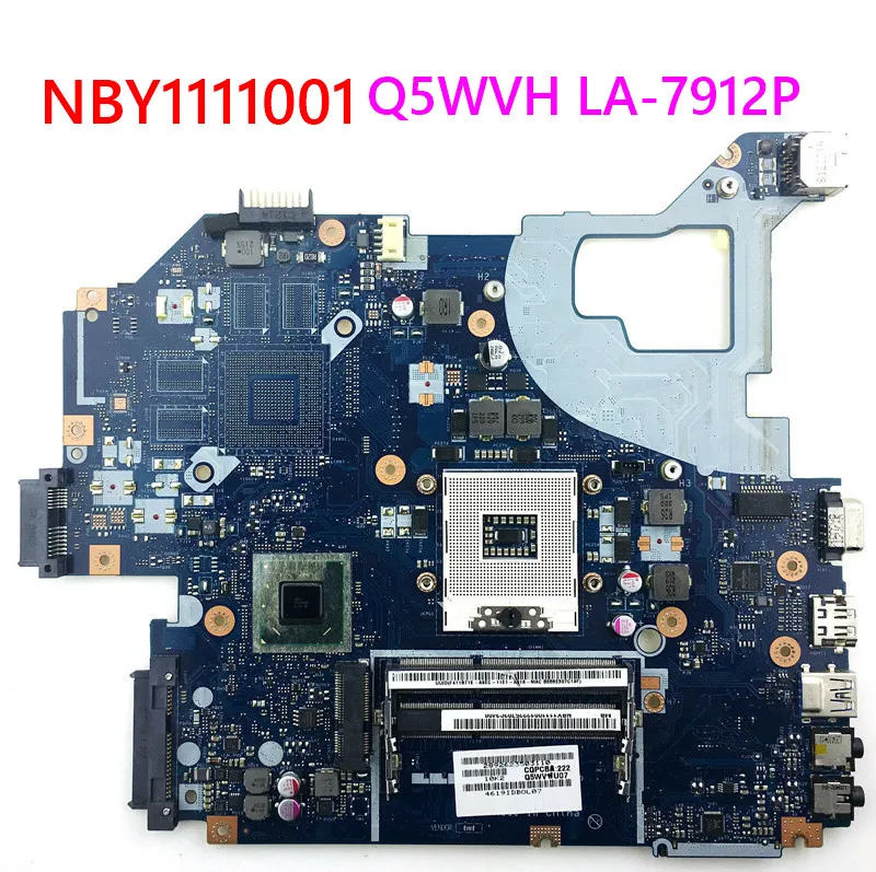 For Acer Aspire V3-571 E1-531 laptop Mainboard  Q5WVH LA-7912P HM70 Chipset Motherboard