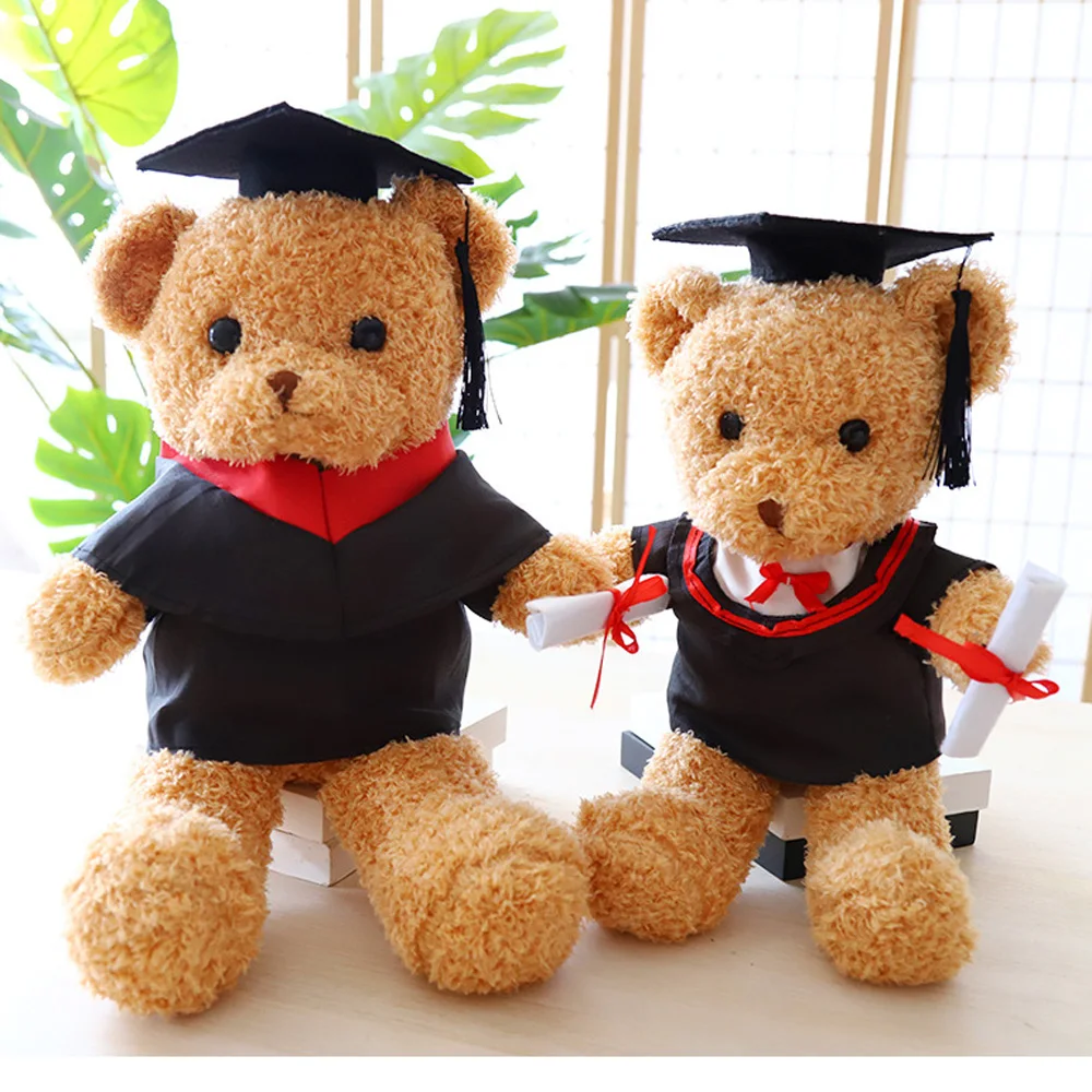 

Cute Doctor Bear Doll Children Stuffed Plush Toy Graduation Gift