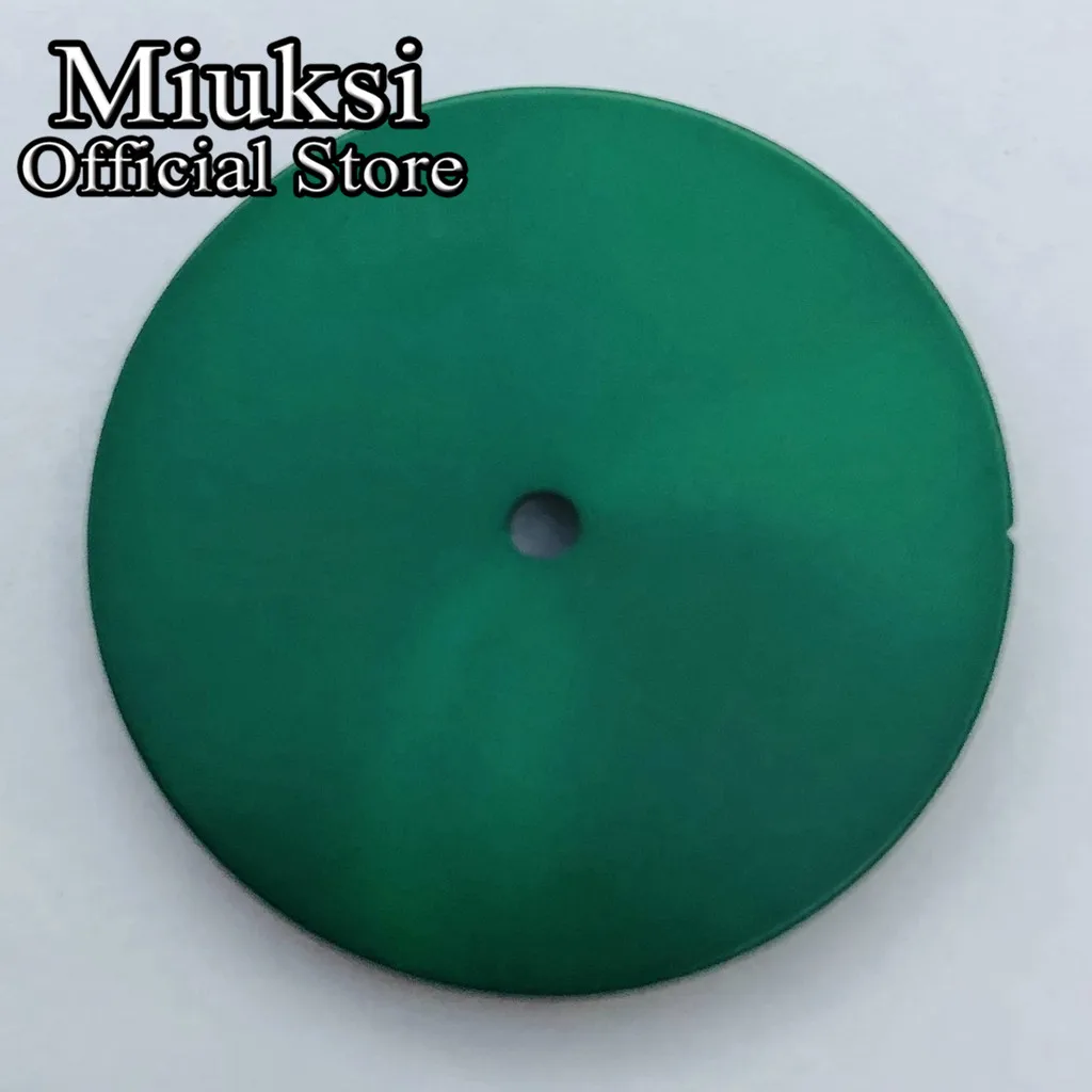 Miuksi 28.5mm black green gold silver purple watch dial fit NH35 NH36 ETA2824 2836 Miyota 8205 8215 Mingzhu DG2813 3804 movement