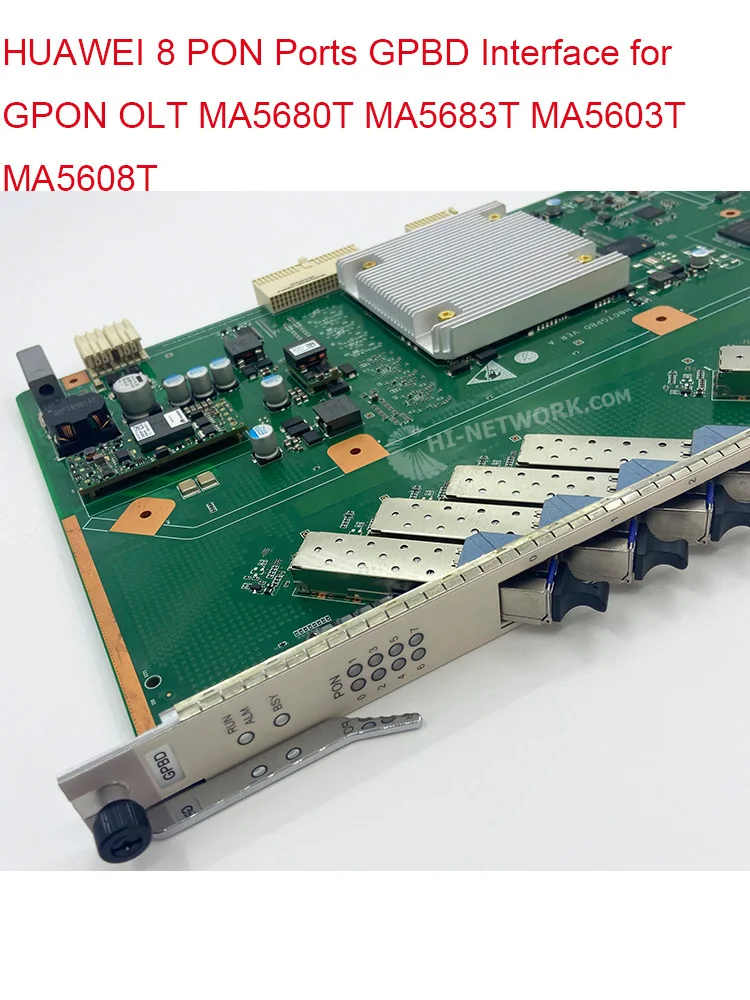 مُعالج وحدة الواجهة GPBD بـ 8 منافذ PON Class C+/C++/B+ لجهاز HUAWEI GPON OLT: تقييم عملي ودليل شامل للمستخدمين