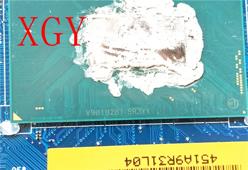 Original FOR DELL XPS 15 9570 Notebook Motherboard YYW9X 0YYW9X LA-F541P i7-8750H SR3YY GTX1050 100% test OK