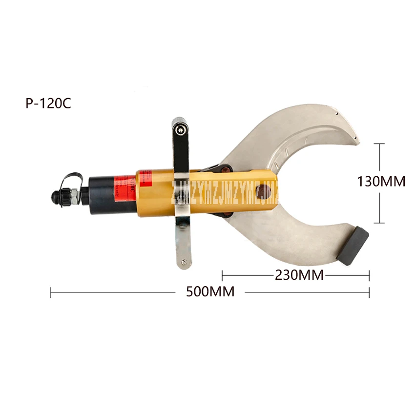 Cortador de cabo eletrohidráulico 60/10 5c/120c com saída 60kn / 120kn, cortador elétrico de faixa de corte 65-120mm