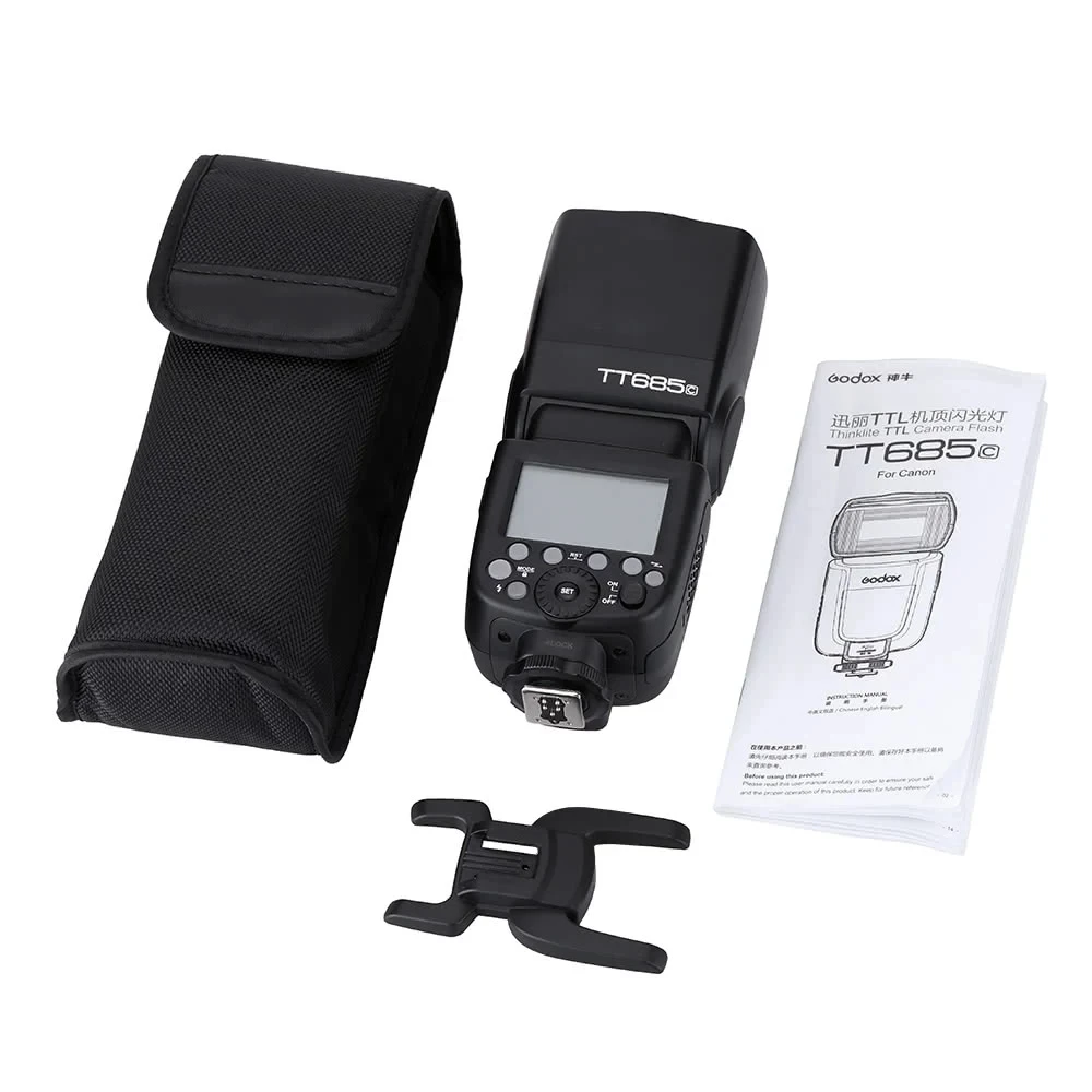 Вспышка GODOX TT685C E-TTL 2,4G Беспроводная вспышка Master Slave для Canon EOS 650D 600D 550D 500D 5D Mark III DSLR