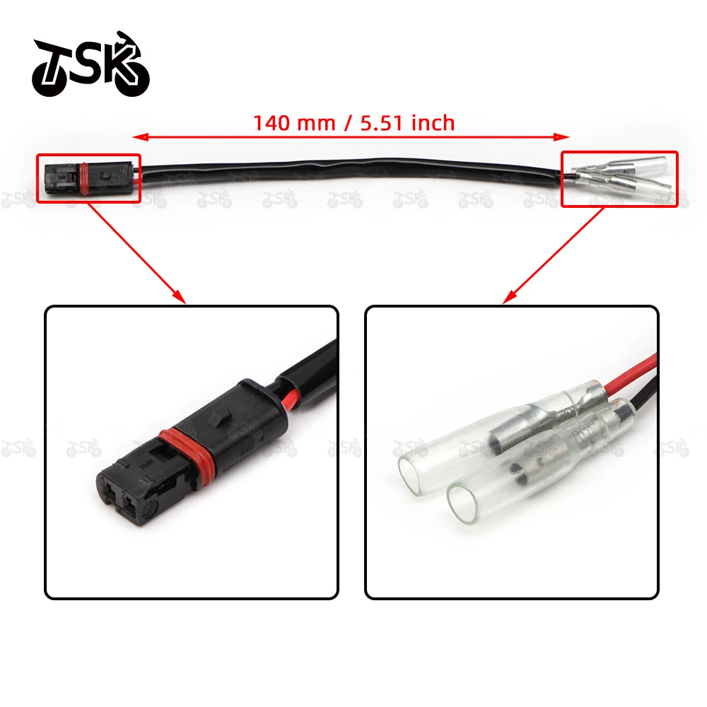 Motorcycle accessories Turn Signal Wiring Harness Connectors Adapter Plug For BMW S1000RR S1000XR R850GS R1200GS R1100GS G310R