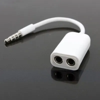 Jack 3.5mm na podwójny kabel 3.5mm męski na żeński kable Audio Splitter adapter dwóch miłośników podłącz słuchawki Stereo dla iphone samsung