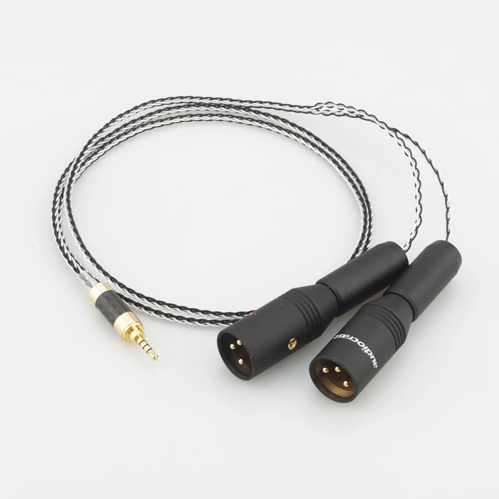 HIFI 2.5mm TRRS Balanced Male to 2x 3 Pin XLR Male Cable for Astell&Kern AK100II, AK120II, AK240 AK380 AK320, DP-X1A, FIIO X5III