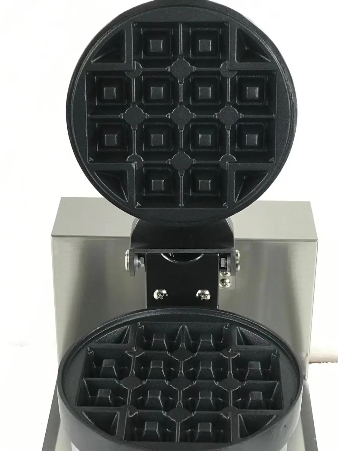 Hot Snack Crispy Waffle maker Vertical Waffle Maker to Make Waffle Cubes Waffo Bites Square Rotating Waffle Machine Iron Plates