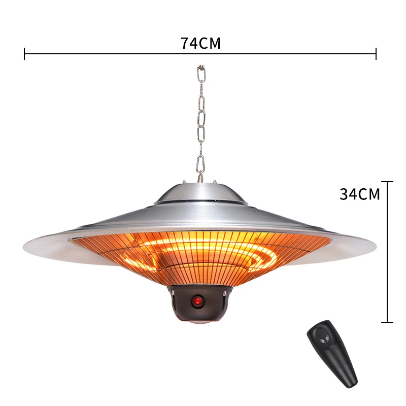 1500W/2100W/2500W electric heater Ceramic electric infrared eco-friendly outdoor gas patio heater electric warmer