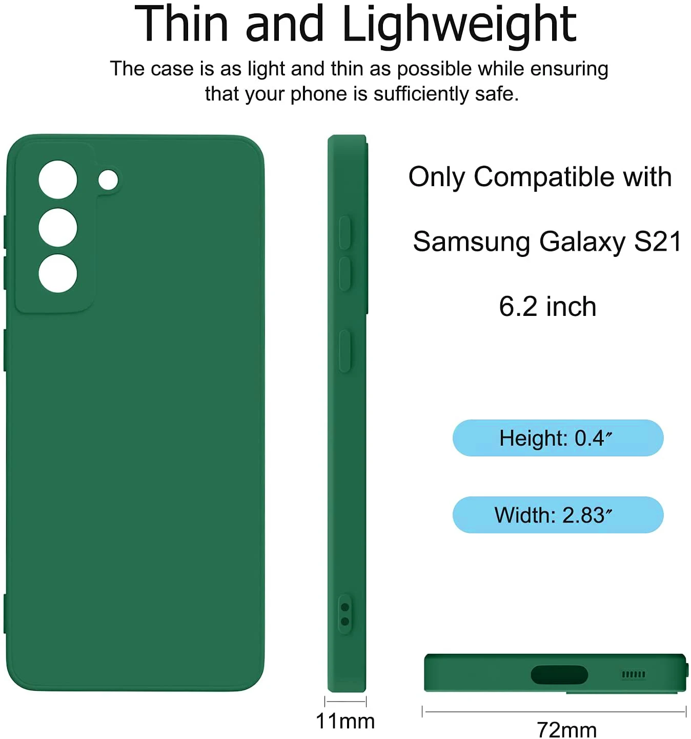Flüssig-Silikon-Handyhülle für Samsung Galaxy S26 S25 S24 S23 S22 S21 S20 Ultra Plus S20FE S21 FE A72 A52 A51 4G Cover – Detail 5