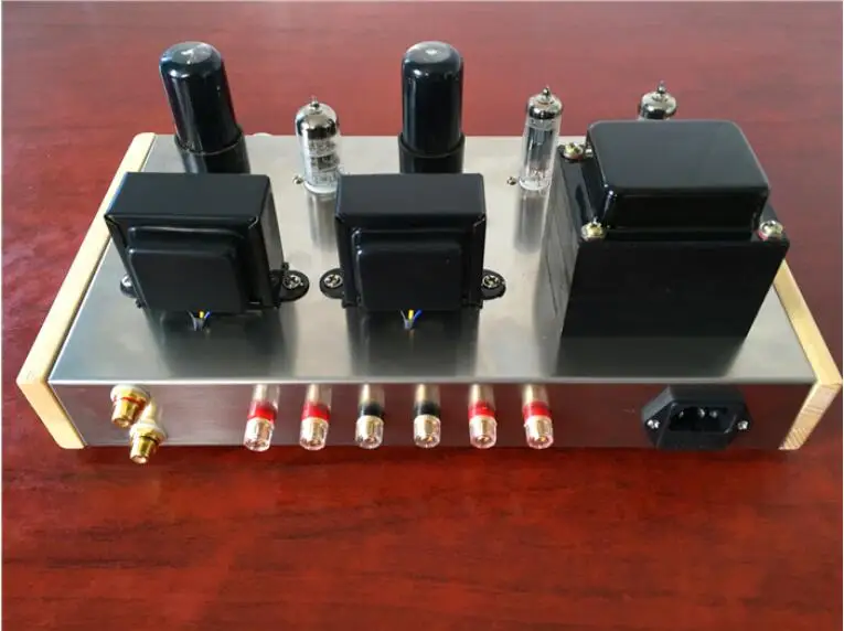 6H2N + 6P6P luxury tube amplifier DIY kit, dual 6Z4 bile rectifier amplifier,sweet tone, full of charm