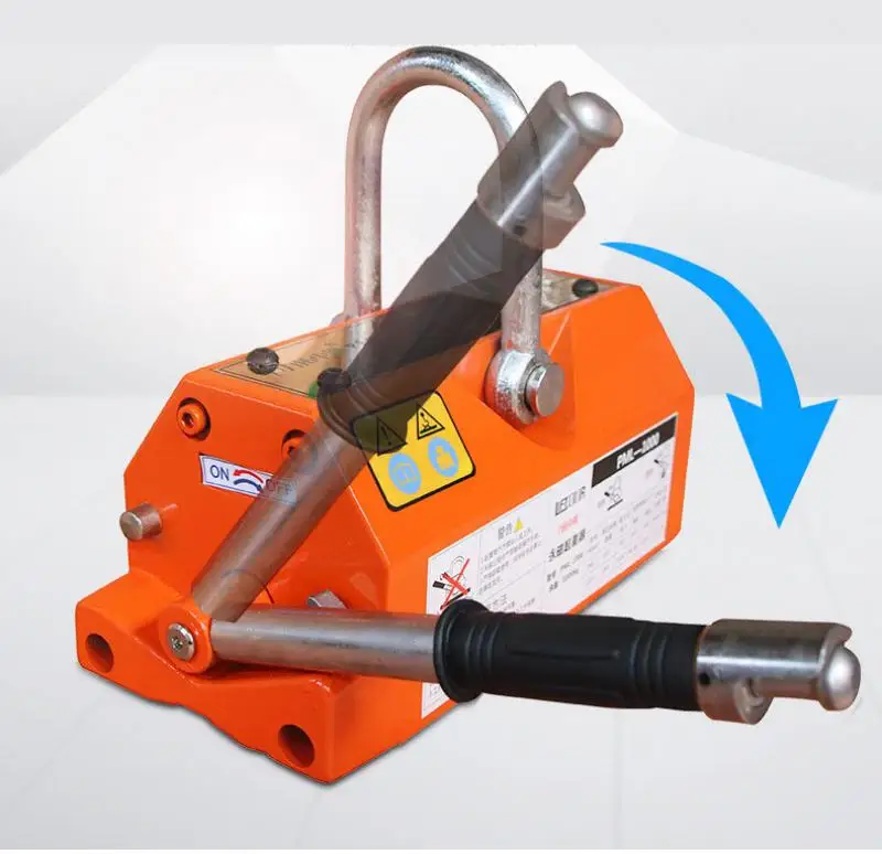 400KG Electromagnetic Crane Permanent Magnet Lifter Heavy Steel Hoist Hoist Electromagnetic Chuck Heavy Magnet Industry