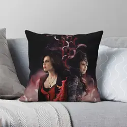 Regina Mills Once Upon a Time Square Pillowcase Polyester Linen Velvet Printed Decor Throw Pillow Case Sofa Seater Cushion Cover