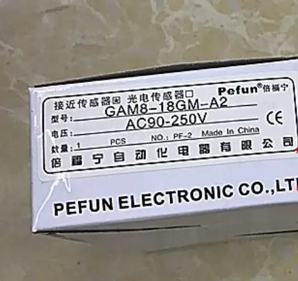 

Оригинальный индуктивный датчик приближения GAM8-18GM-A2, AC, нормально закрытый, pefun