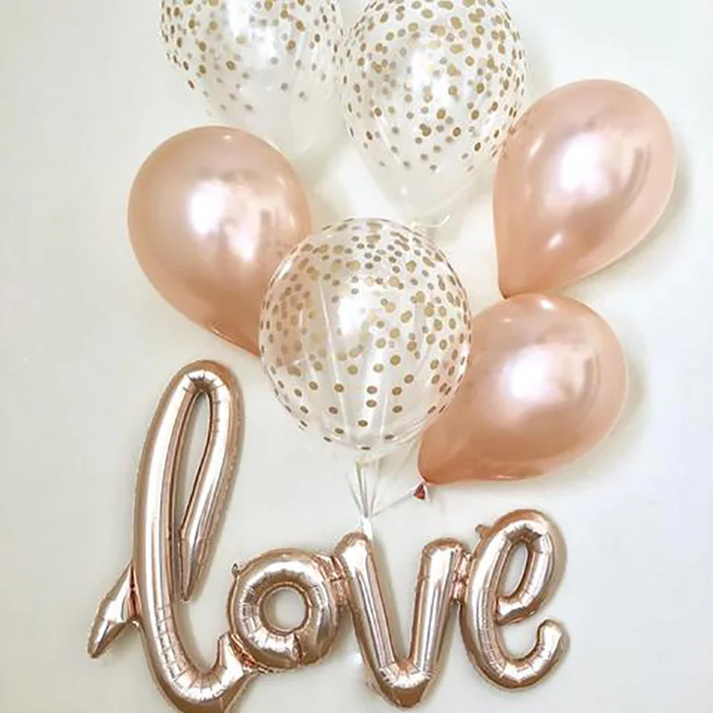 18inch Round White Gold Glitter Print Mr&Mrs LOVE Foil Balloons Bride To Be Marriage Wedding Valentine's Day Air Globos Supplies