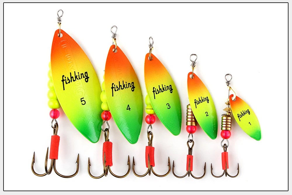 NGB Spinnerbait 4,4g 7,1g 12,6g 17,7g 26,2g Löffelköder für Hecht, Metallköder mit Dreifachhaken, Künstlicher Bass-Köder, Angelköder – Detail 12