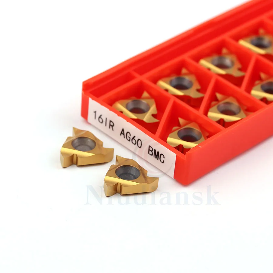 16IR AG60 A60 G60 AG55 A55 G55 BMCคุณภาพสูงคาร์ไบด์เกลียวเครื่องมือหมุนเครื่องมือใบมีดเครื่องกลึงCNCเครื่องมือ16IR AG60