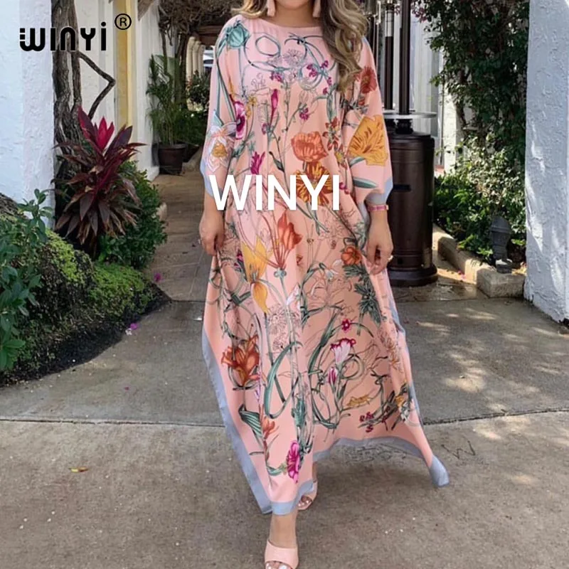 Fashion Women Sexy Boho Summer Casual Chiffon Floral Evening Party Beach Long Maxi Dress