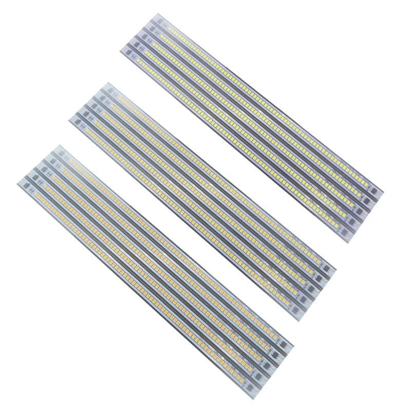 5-50pcs 5W AC220V LED Bar Light 30cm 290mm*12mm Warm / White Red Green Blue High Brightness 5W 72Leds SMD 2835 LED Rigid Strip