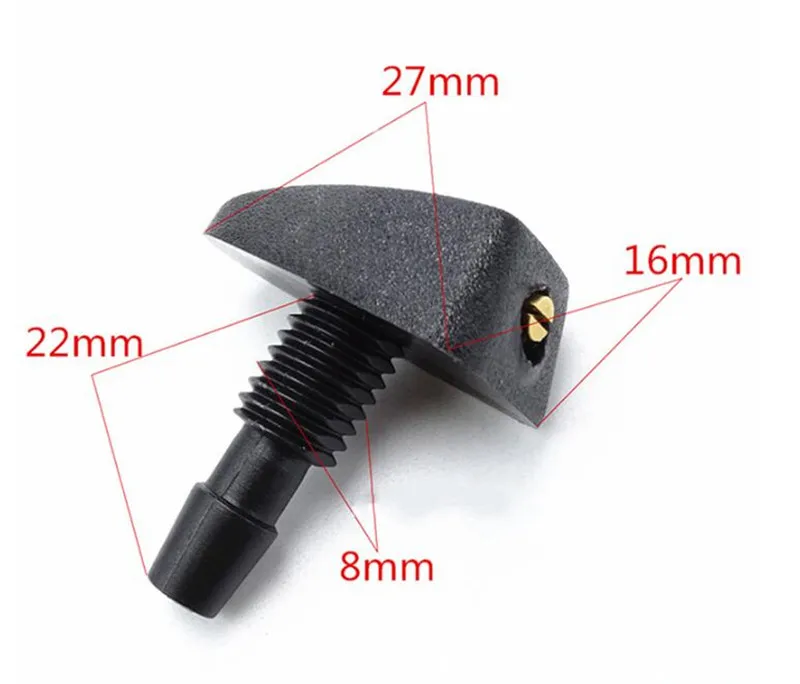 Car Windshield Washer Wiper Water Spray Nozzle For Mazdas 5 6 323 626 RX8 7 MX3 MX5 Atenza Axela Cx 5 CX-3 CX-7 CX30