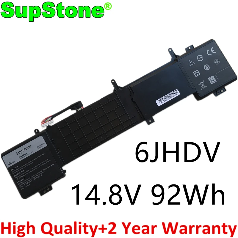 Supstone Novo 6jhdv 5046j Bateria do Portátil para Dell Alienware 17 r2 r3 Anw172136slv P43f Aw17r34175slv 92wh