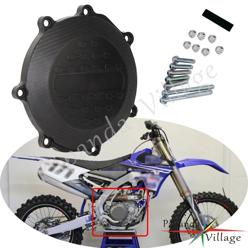 モトクロスクラッチプロテクション,モーターサイクルクラッチケースプロテクター,ヤマハyz450f 2010-2017 wr450f yz450fx 2016-2017