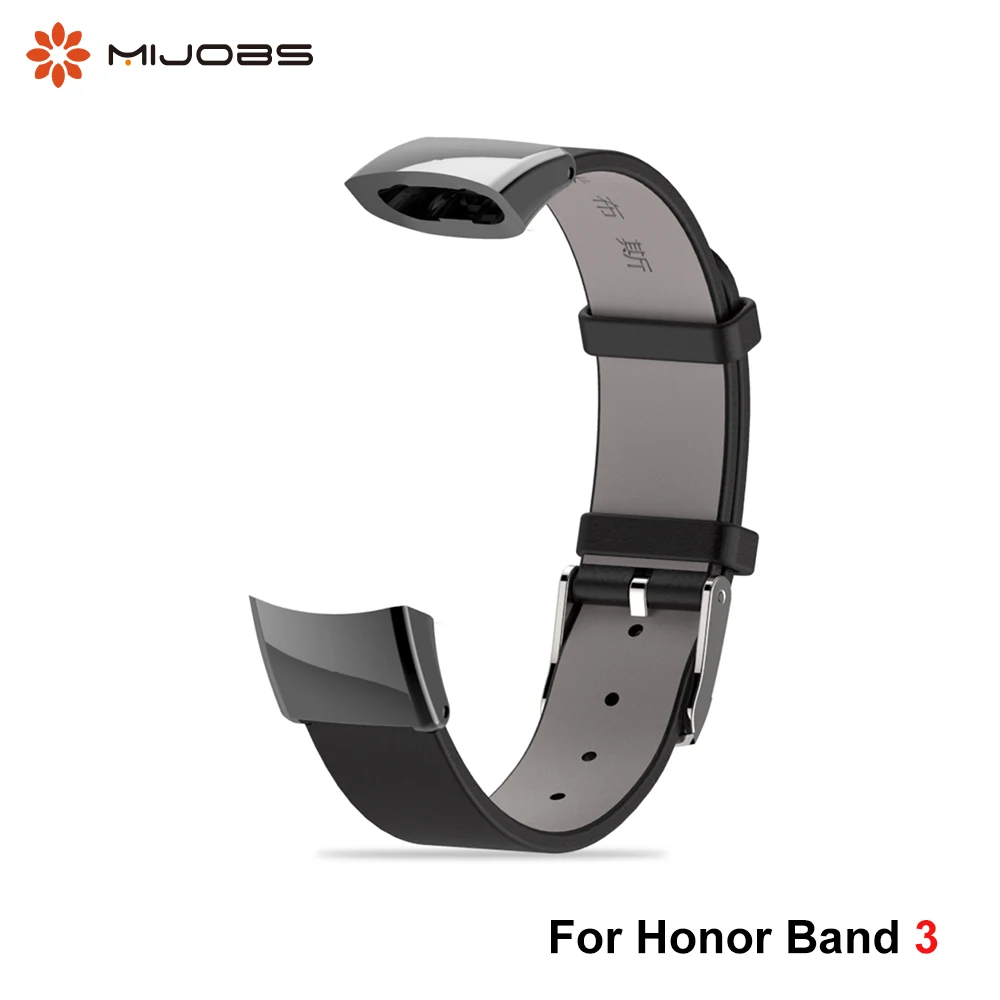 Strap Honor Band 3 Genuine Leather Luxury  Soft Breathable Bracelet Strap For Huawei Honor Band 3 Replacement  Wristband