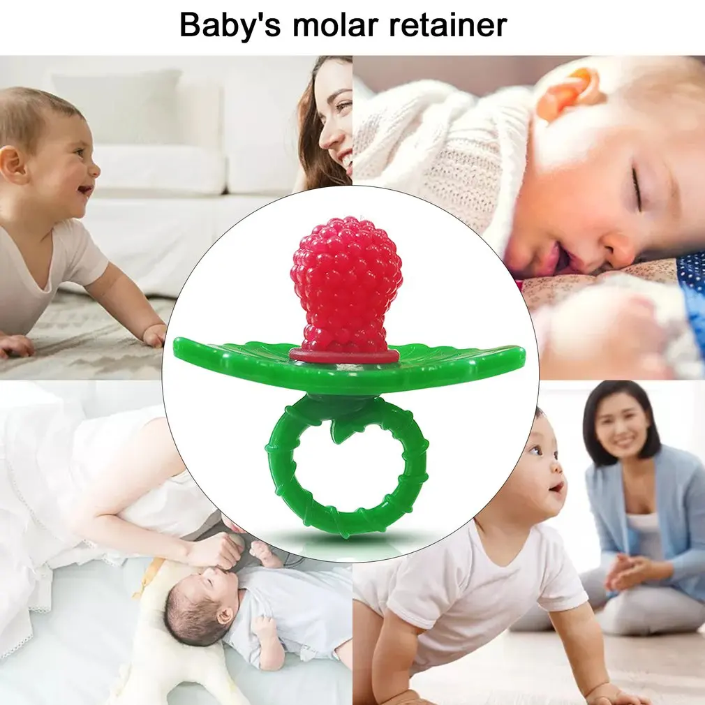 1pc Kids Soft Silicone Teether Silicone Teether For Newborns Oral Exercise Tool Portable Infant Teething Toy
