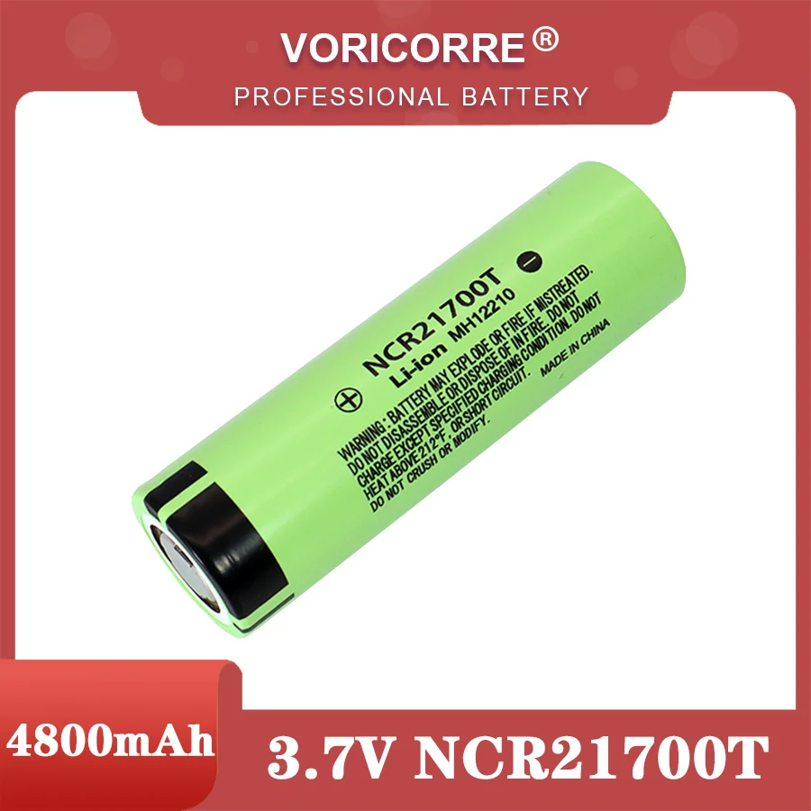 3.7V ncr121700t 4800mAh akumulator litowo-jonowy 15A moc 5C szybkość rozładowania trójskładnikowych baterii litowych DIY elektryczny akumulator