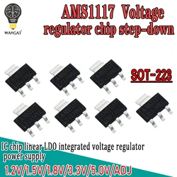 AMS1117 series AMS1117-3.3V AMS1117-ADJ AMS1117-1.8V AMS1117-1.2V AMS1117-5.0V AMS1117-3.3 AMS1117-5.0 Stable voltage power chip