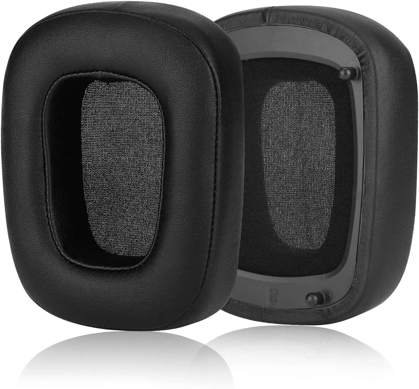 Funda de cojín de repuesto con cuero de proteína y espuma de memoria para auriculares Razer Tiamat V2