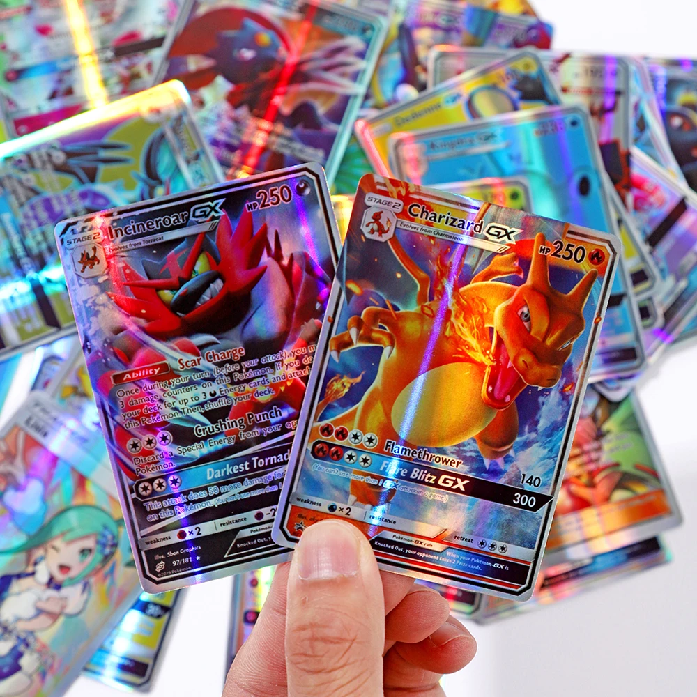 20PCS French Version Pokemon Cards V GX MEGA TAG TEAM EX Game Battle Card