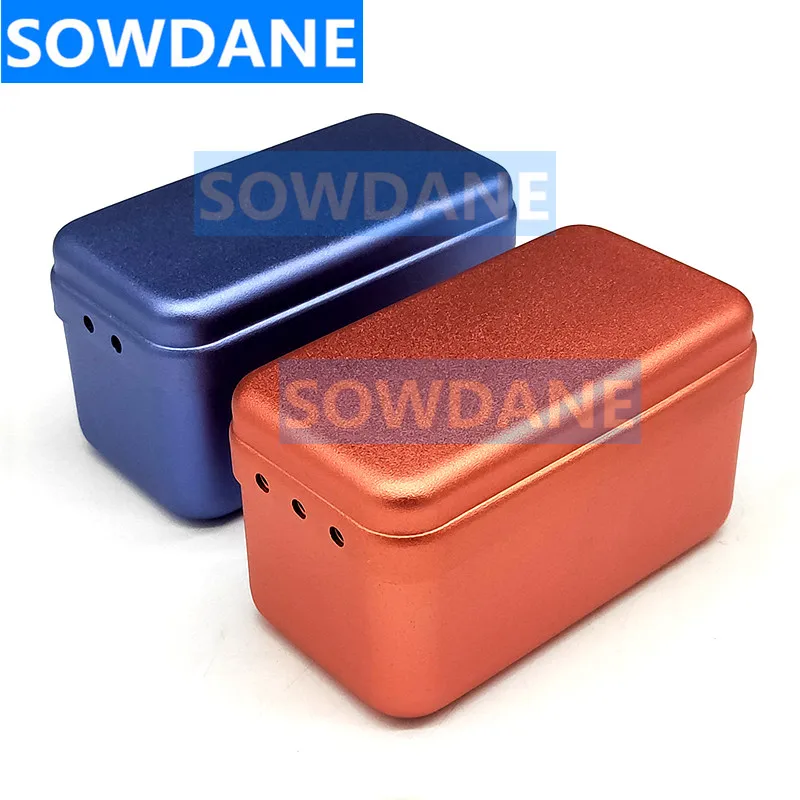 16 Holes Dental Sterilization Box Endo Box Bur Disinfection Holder Case for Ultrasonic Sonic Scaler Tip Working Tip Disinfection