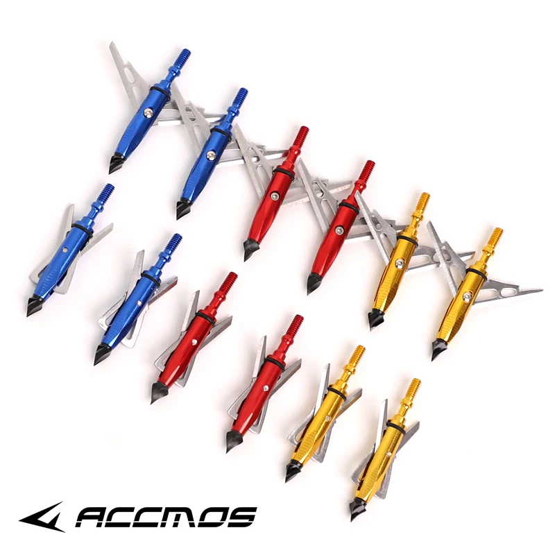 

Archery Broadhead 100grain Arrowhead Sharp 2/3 Blades Arrow Tips For Compound Recurve Bow and Arrow Shooting Hunting Accessory