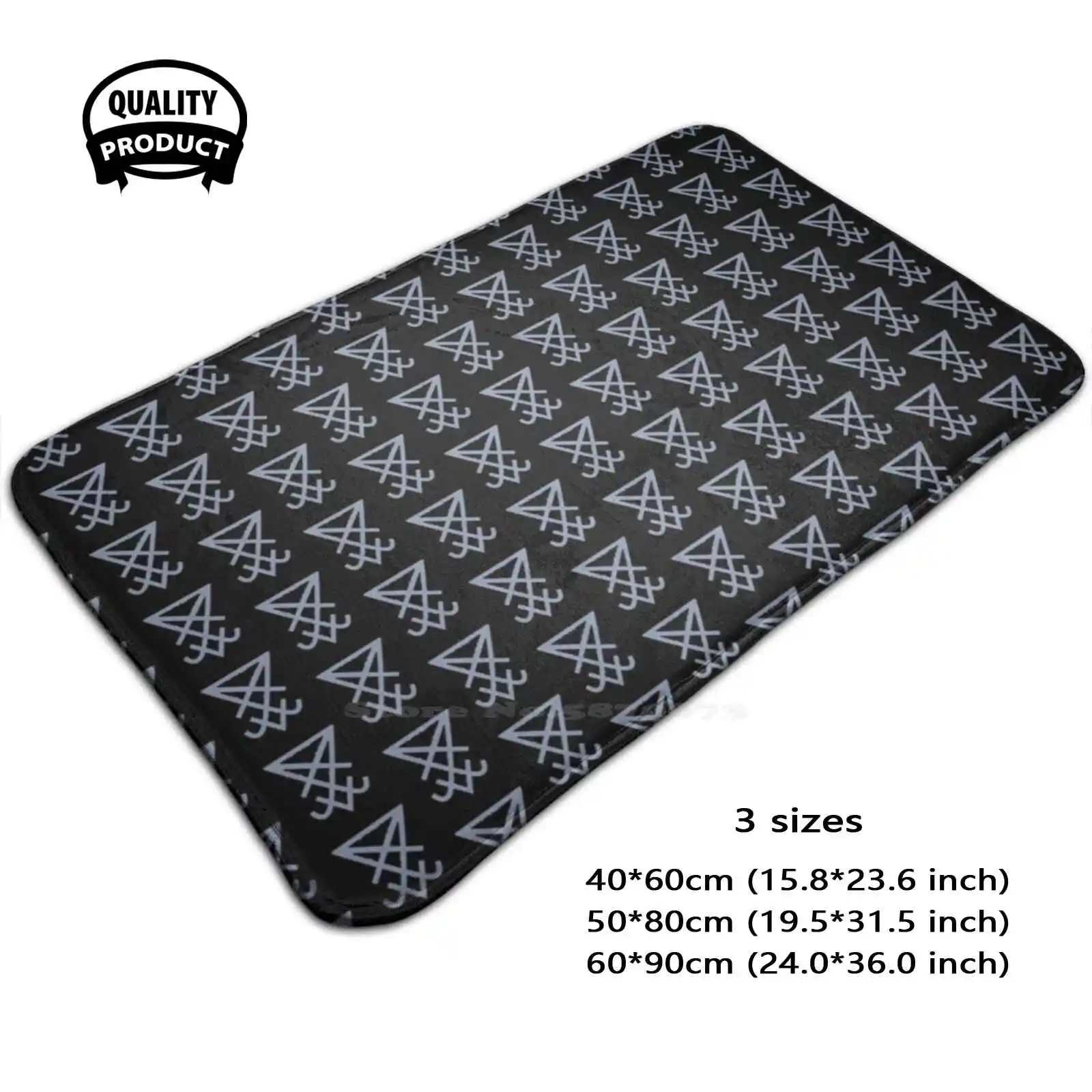 Designation Of Satan For Men And Women With A Symbolic Design Soft Cushion Home Carpet Door Mat Car Rug For Men Womens Girls