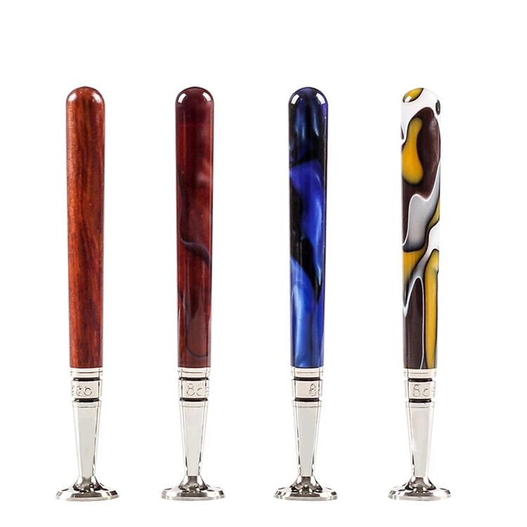 

New Club Shape Authentic Pipe Tool - 8deco Red wood Tobacco Pipe Tamper Pokers Tool Tobacco Smoking Accessories Cleaners t477