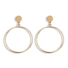 Big Geometric Drop Earrings for Women #6