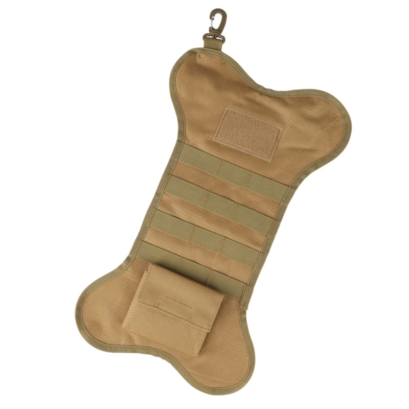 2021 Nieuwe Kerst Kous Militaire Opknoping Multifunctionele Hond Bone-Vorm Opslag Pouch