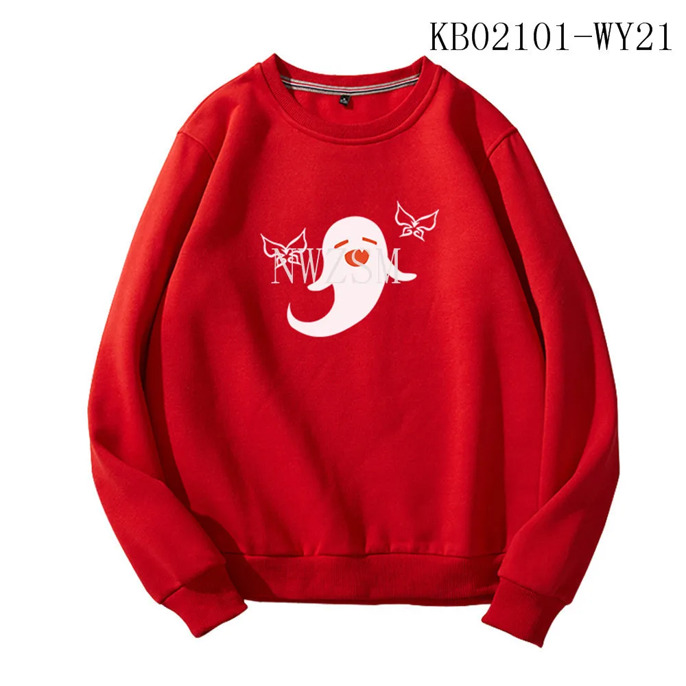 Open World Adventure Game Genshin Impact Hu Tao Kawaii Cartoon Women Hoodies Aesthetic Streetwear Men Winter Sweatshirt tops