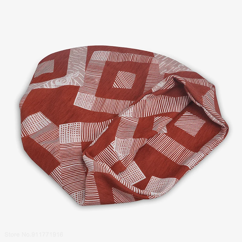 Youpin-gorro holgado con patrón geométrico para hombre y mujer, gorro de punto, turbante, transpirable, fino